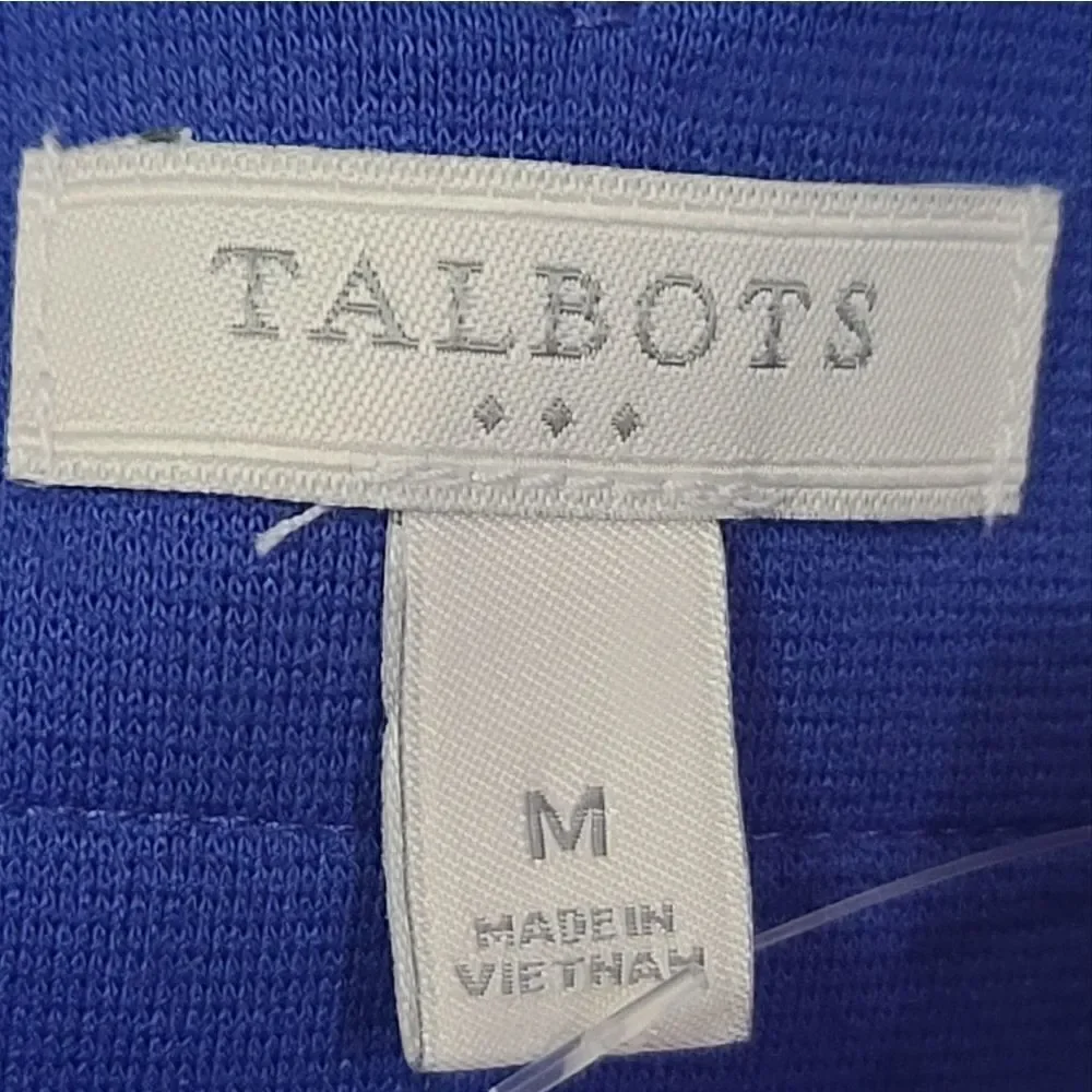 Talbots Blue Shift Dress Medium - Picture 5 of 6